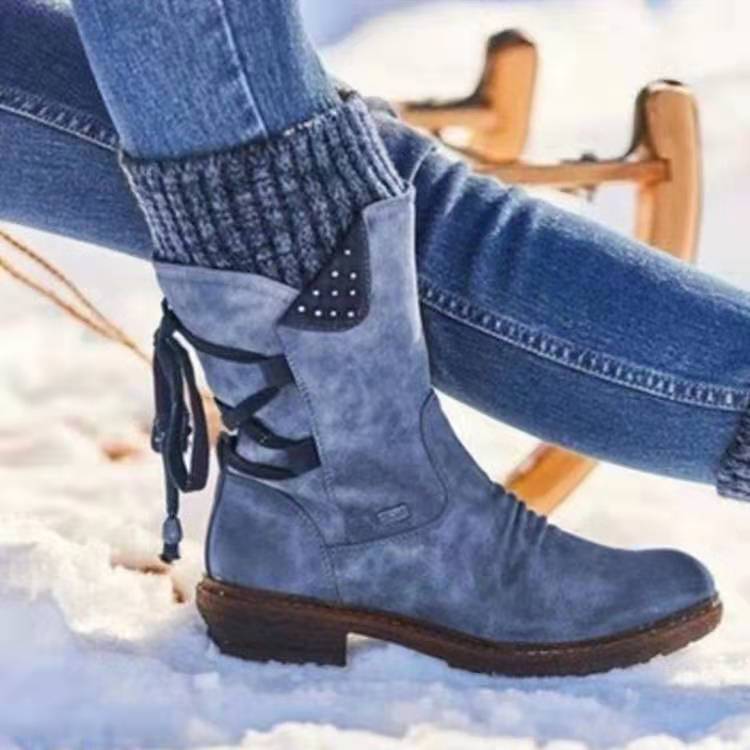 Retro mid-low Martin boots