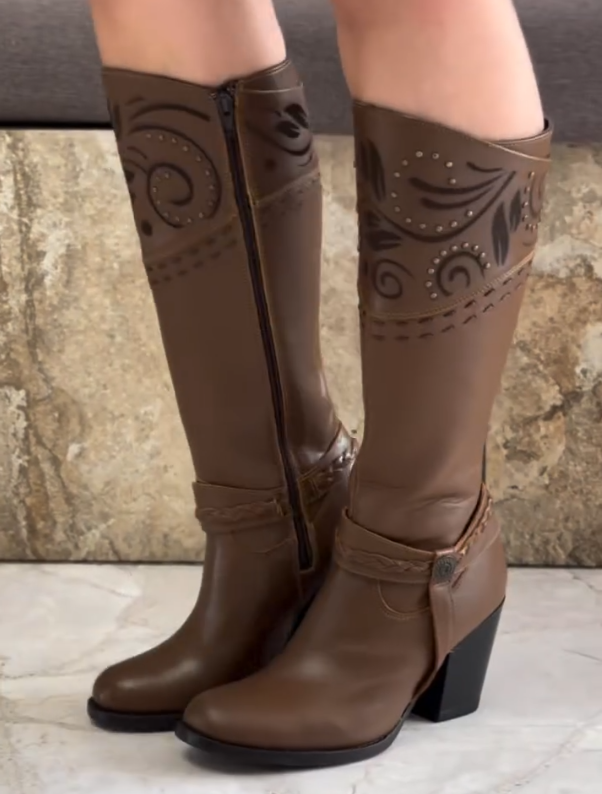 Western embroidered boots