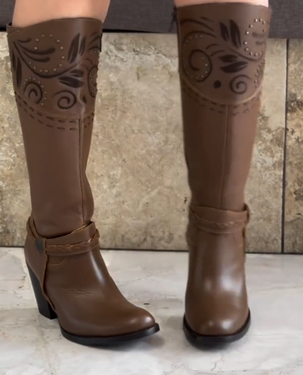 Western embroidered boots