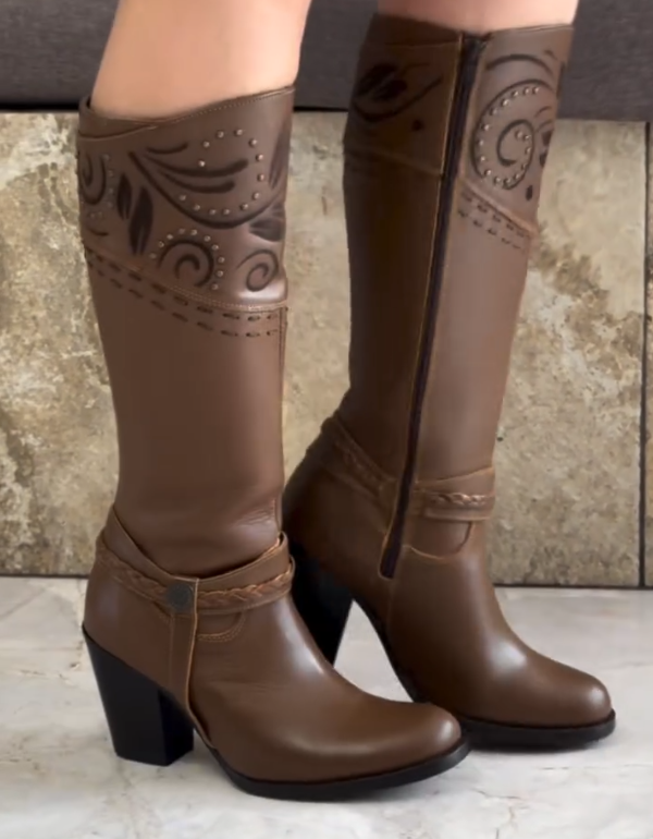 Western embroidered boots