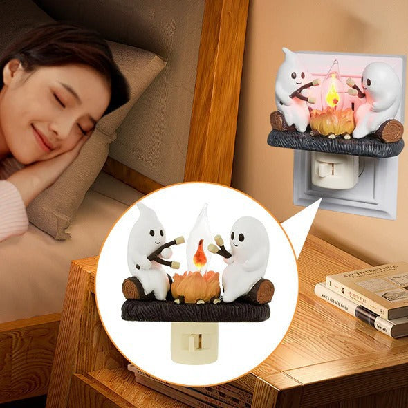 Halloween Ghost Bonfire Night Light