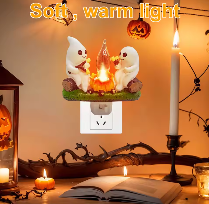 Halloween Ghost Bonfire Night Light