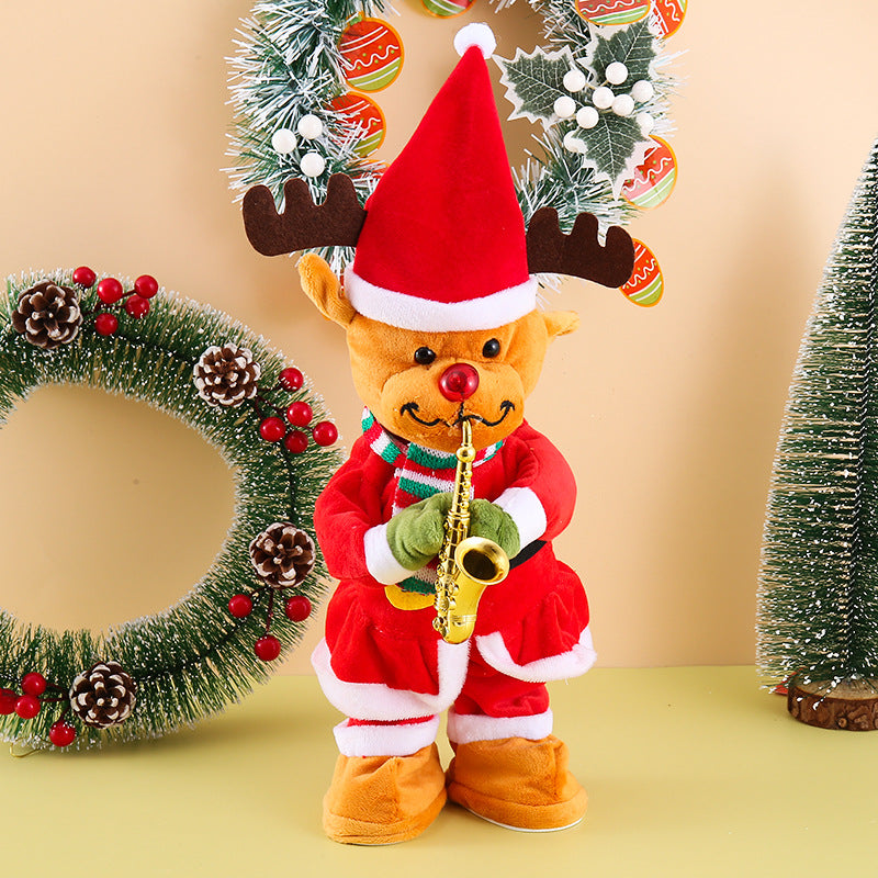 Electric dancing plush Christmas tree