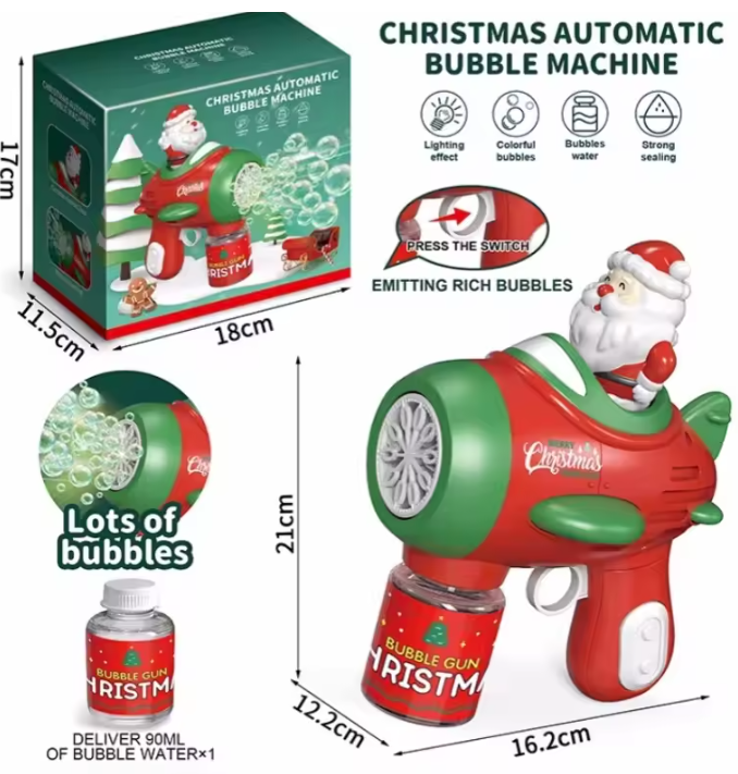 Santa Claus Electric Bubble Machine