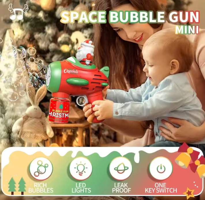 Santa Claus Electric Bubble Machine