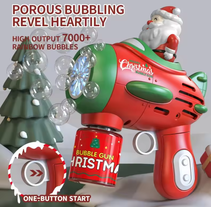 Santa Claus Electric Bubble Machine