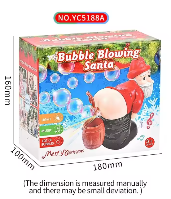 Funny Santa Claus Fart Bubble Machine
