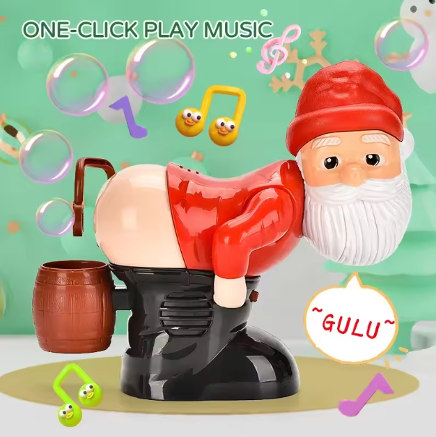 Funny Santa Claus Fart Bubble Machine