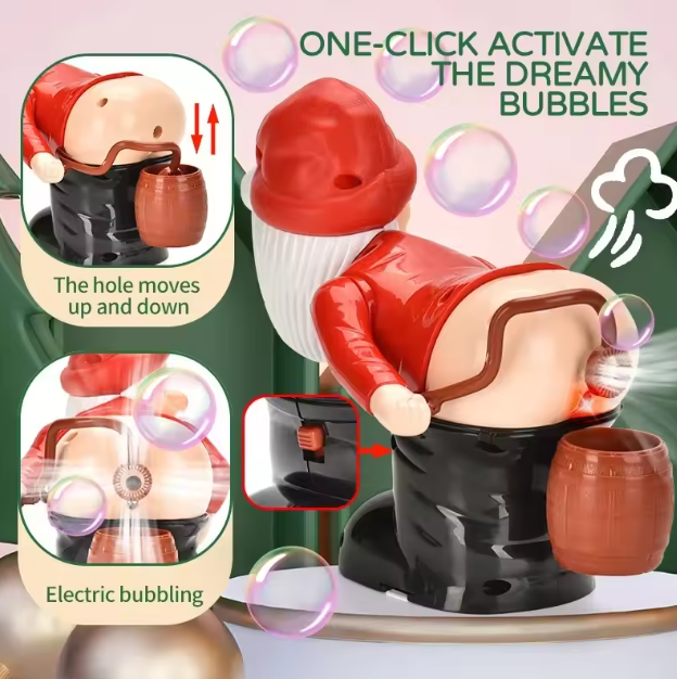 Funny Santa Claus Fart Bubble Machine