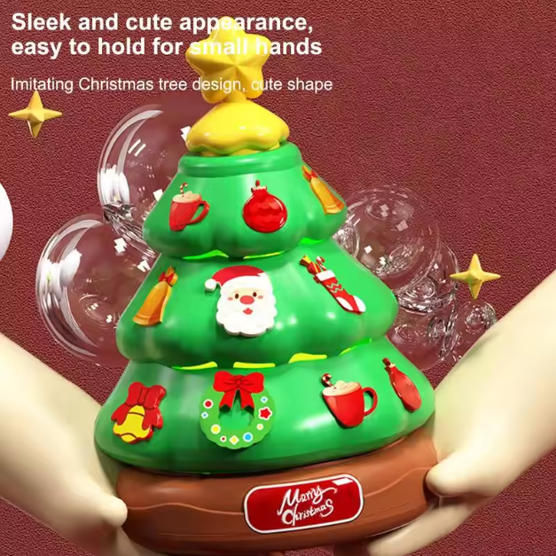 Christmas Tree Music Box Bubble Machine