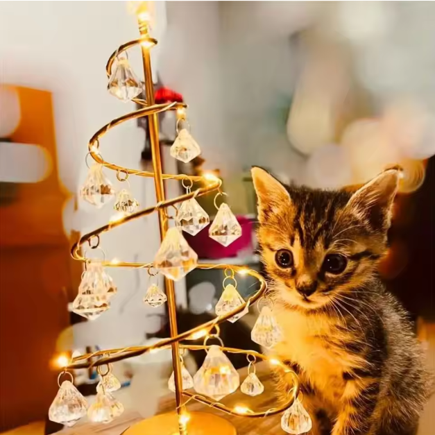 Christmas Crystal Night Light