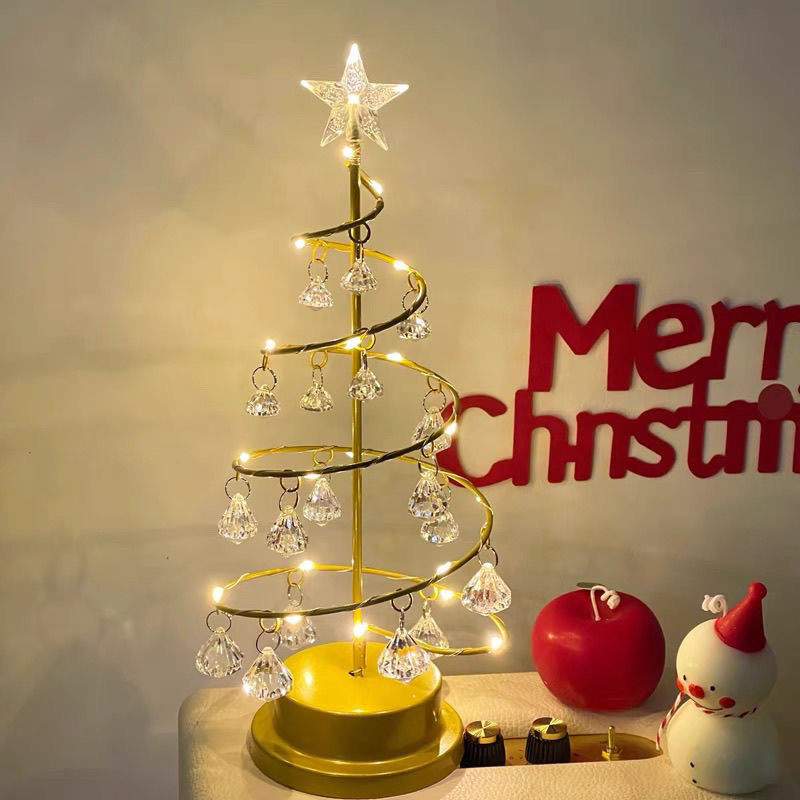 Christmas Crystal Night Light