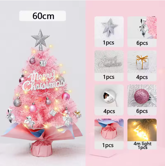 Mini Pink Christmas Tree