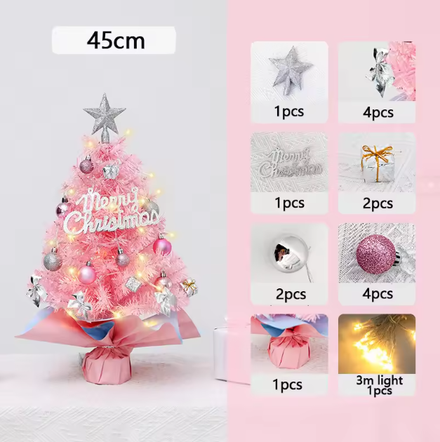Mini Pink Christmas Tree