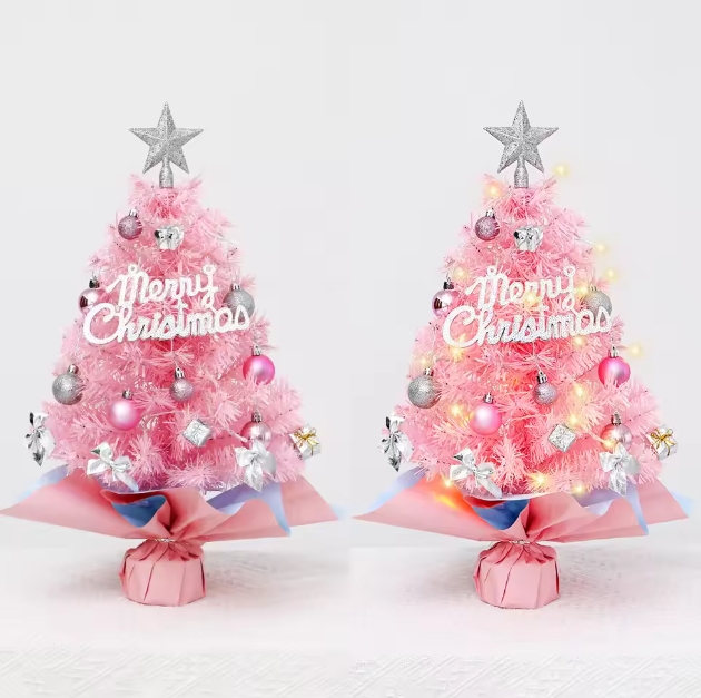 Mini Pink Christmas Tree