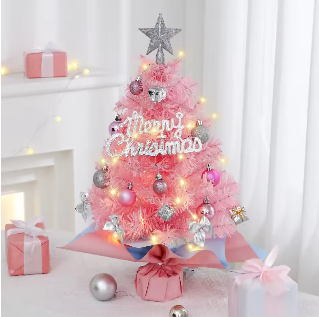 Mini Pink Christmas Tree