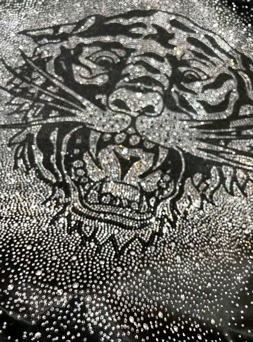 Hot-drilled tiger-head cotton jacket