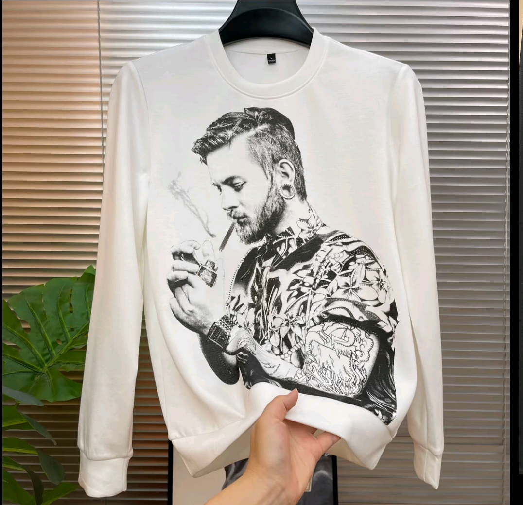 Hot-drilled 3D printed T-shirt