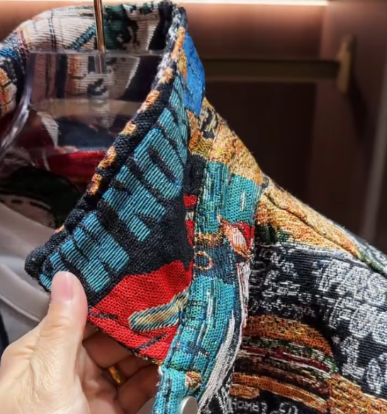 clown jacquard jacket