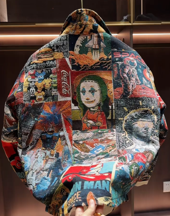 clown jacquard jacket