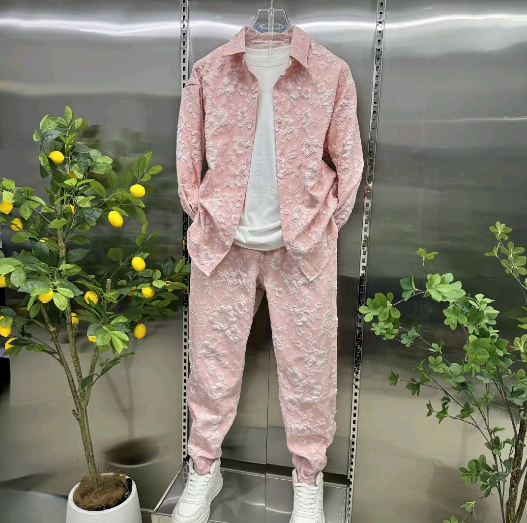 Fashionable casual two-piece shirt