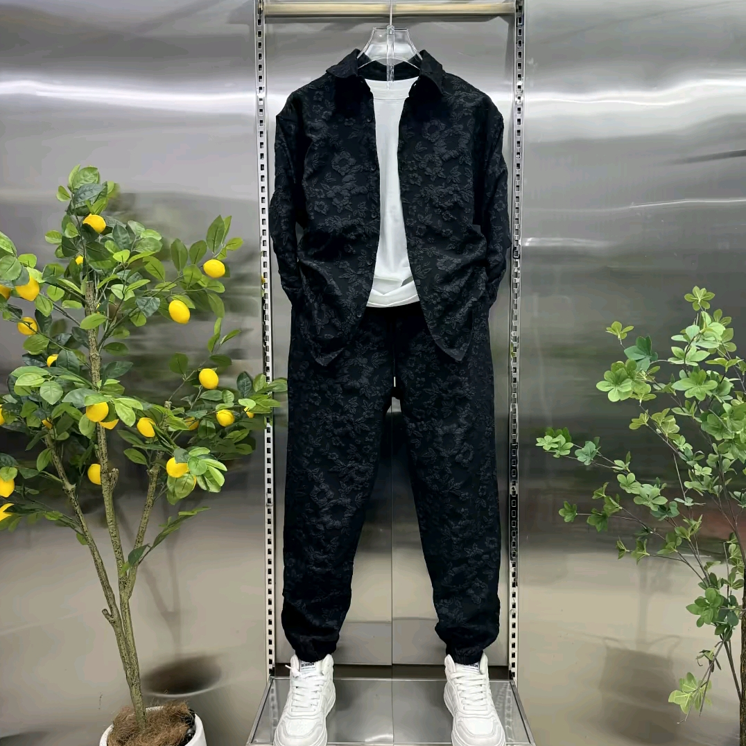 Fashionable casual two-piece shirt