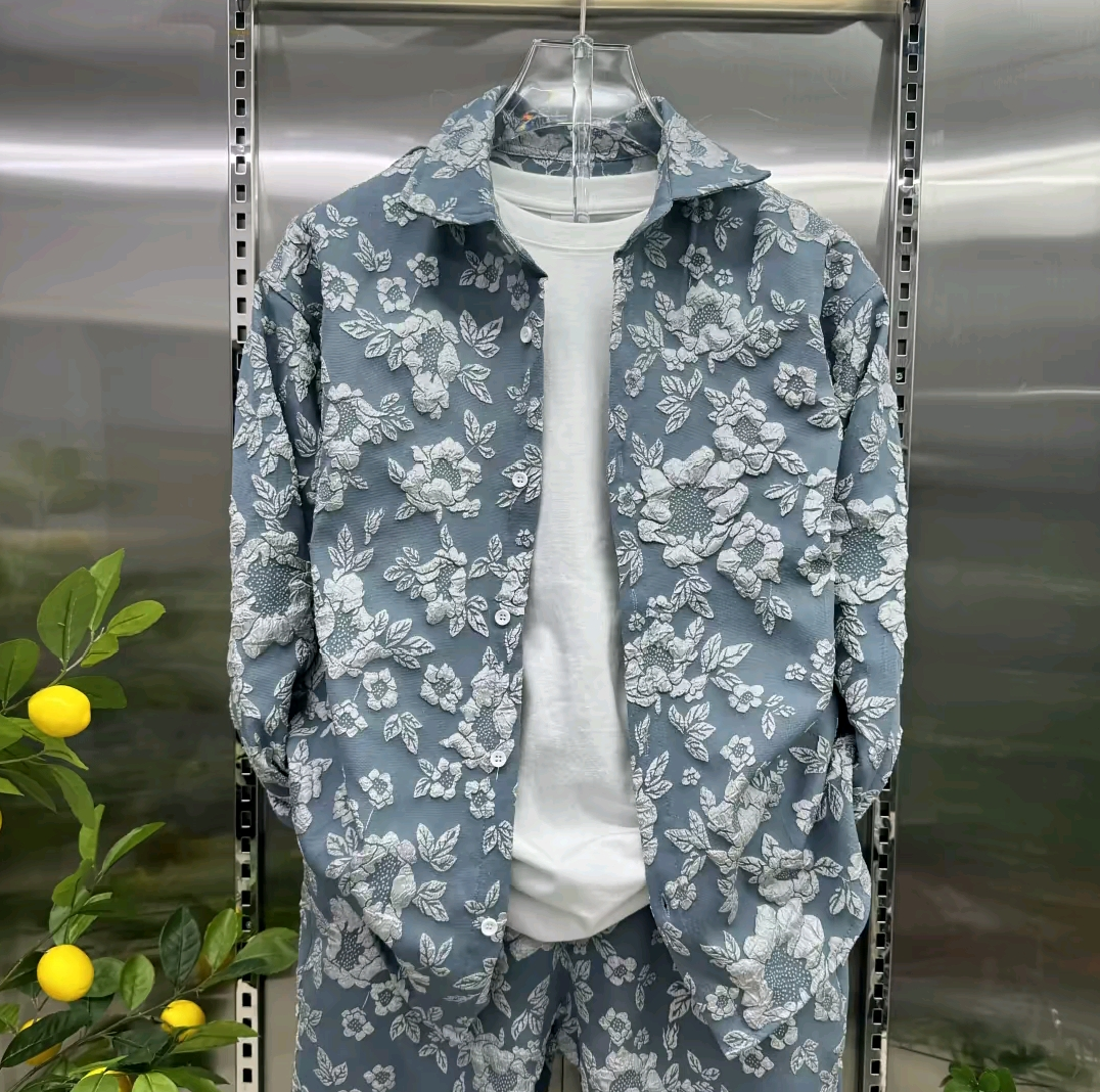Fashionable casual two-piece shirt