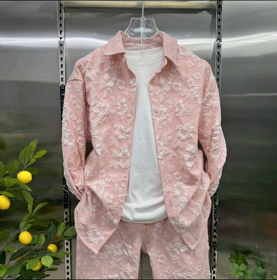 Fashionable casual two-piece shirt