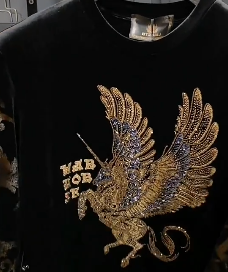 Unicorn rhinestone sweatshirt