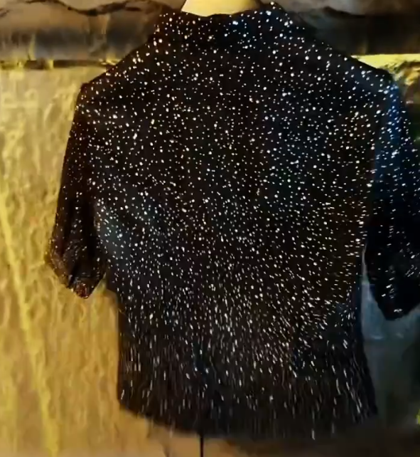 Starry Ice Silk Shirt