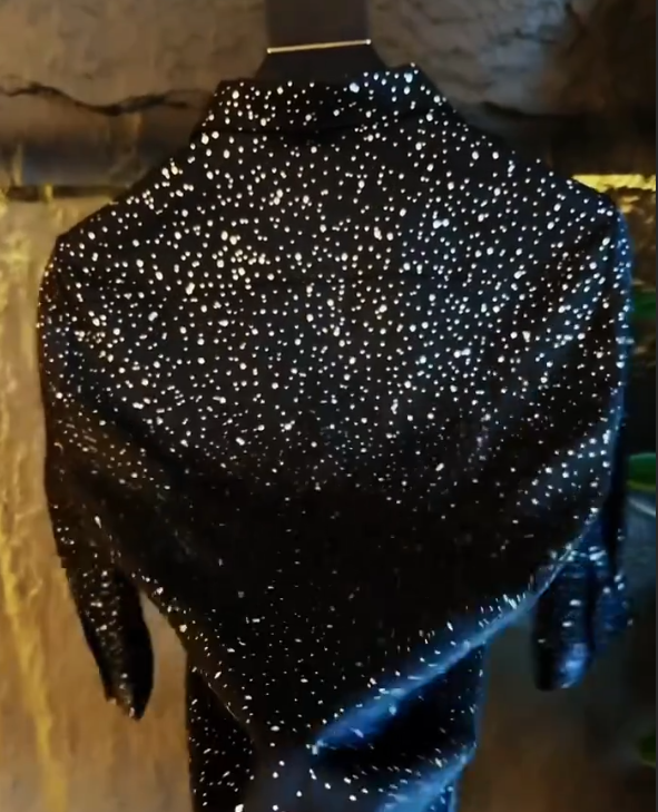 Starry Ice Silk Shirt