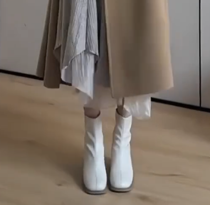 Round toe casual ankle boots