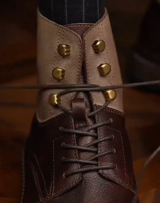 Men's vintage leather shoes