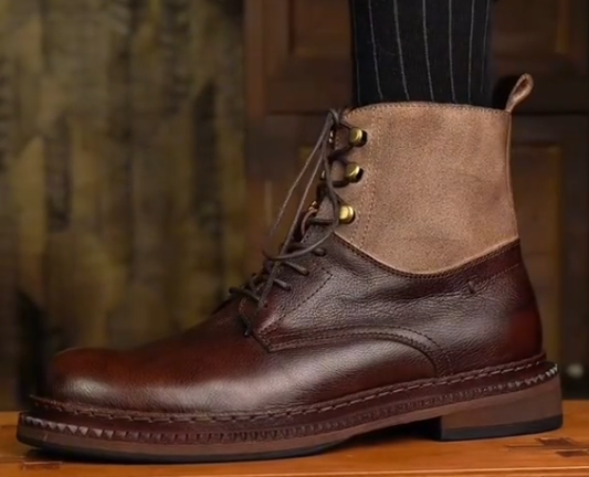 Men's vintage leather shoes