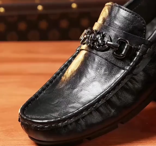 Men's soft leather shoes