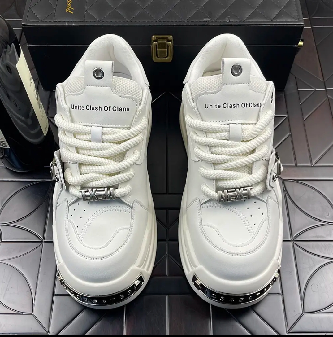 Men's height-increasing platform sneakers