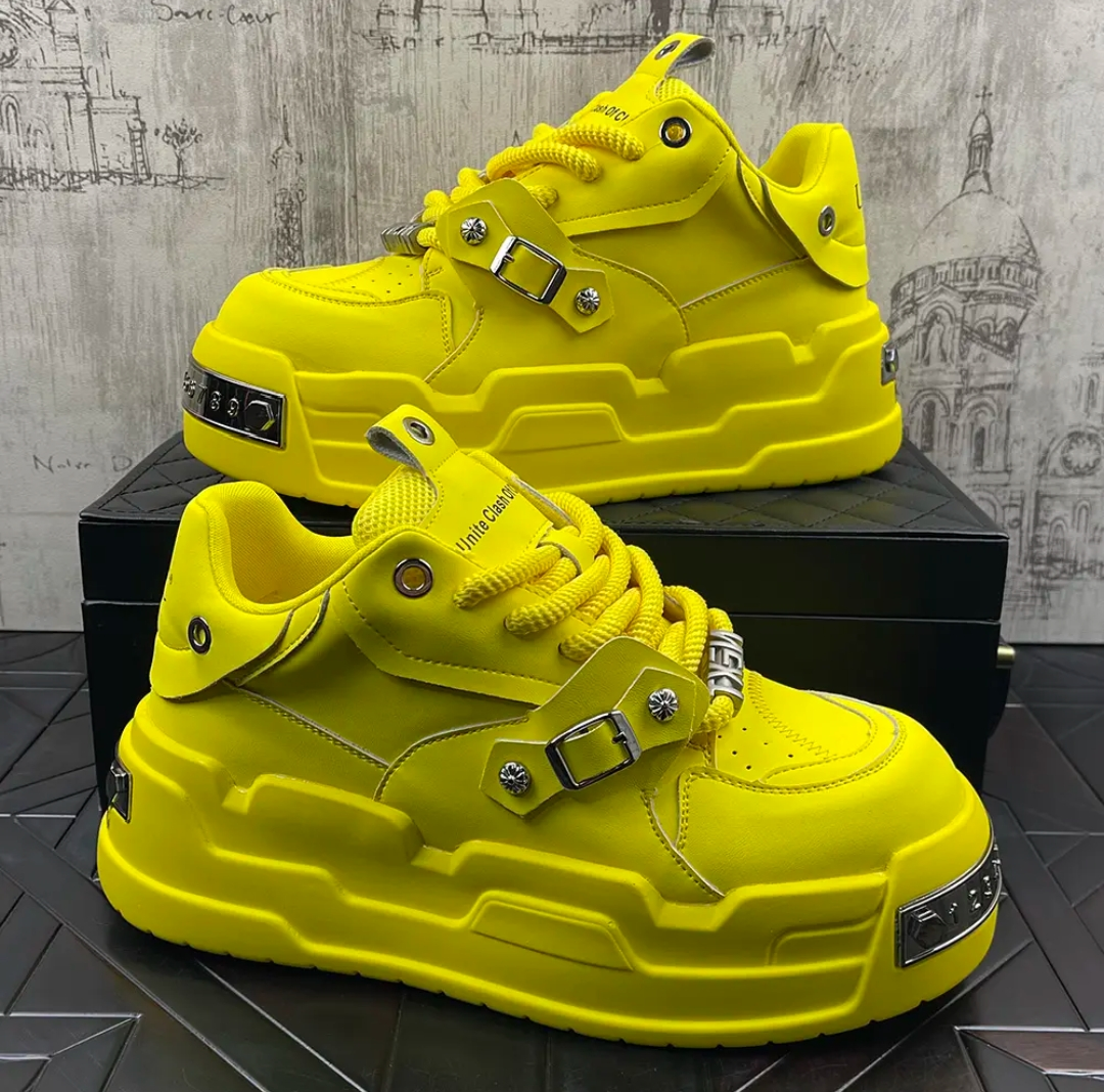 Men's height-increasing platform sneakers