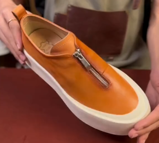 Men's zipper loafers