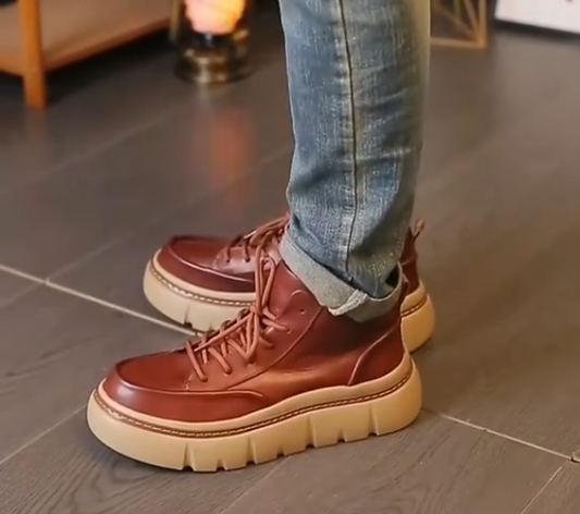 Men's thick-soled Martin boots