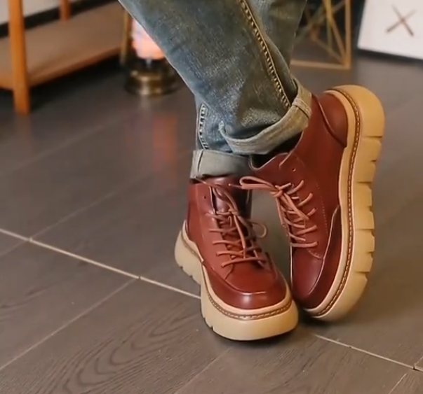 Men's thick-soled Martin boots