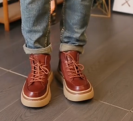 Men's thick-soled Martin boots