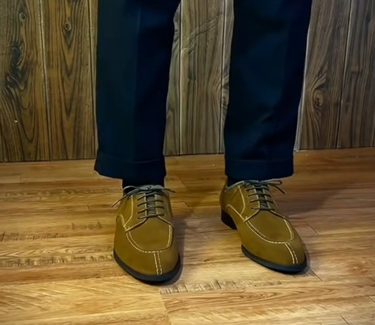 Men's green casual shoes
