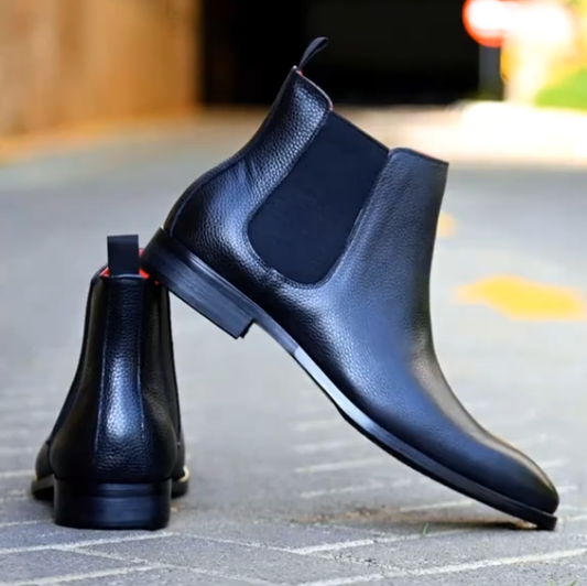 Men's casual leather boots