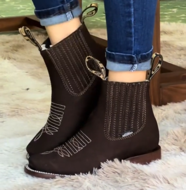 Handmade women's ankle boots