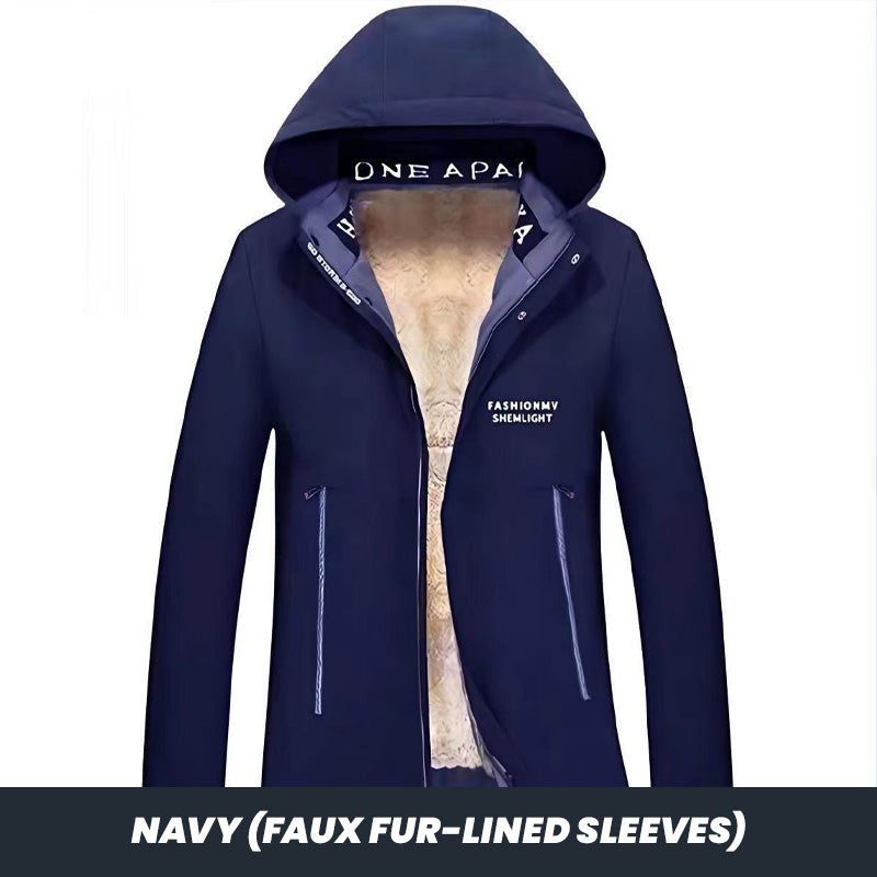 Men’s Mink Lined Parka Coat