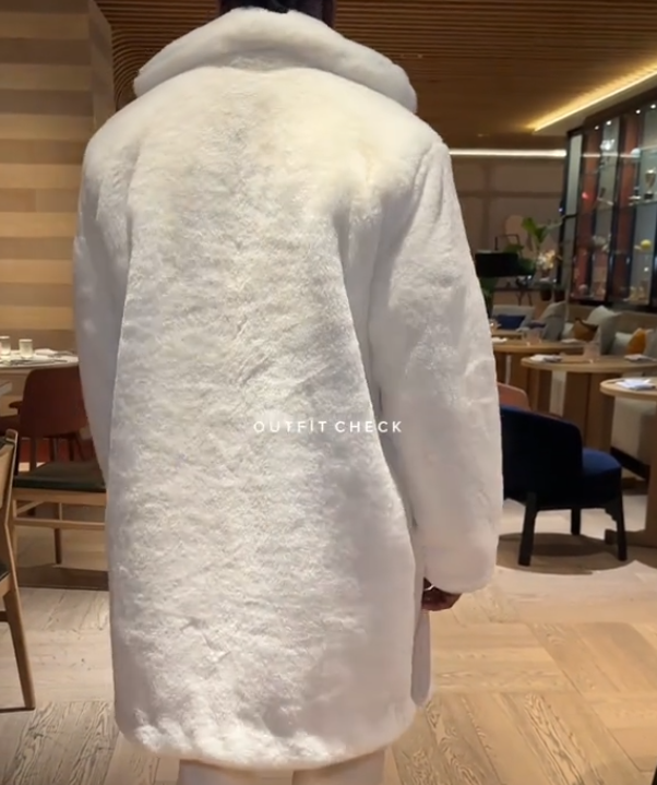 Pure White Mink Coat