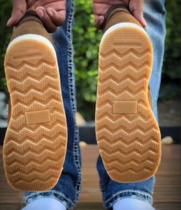 Dual-density platform cowboy boots