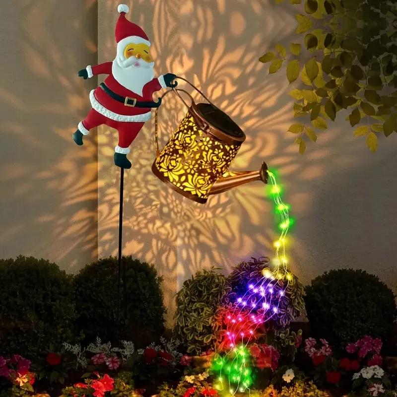 🎅Christmas Claus Solar Kettle Lights