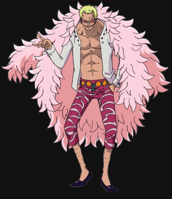 “One Piece” Sherpa Jacket--Couple style-- Donquixote Doflamingo