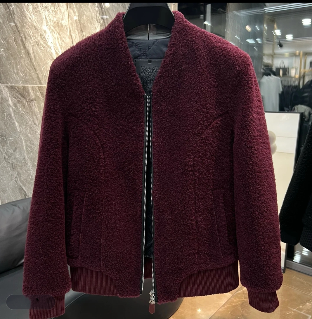 Men's high-end shearling jacket